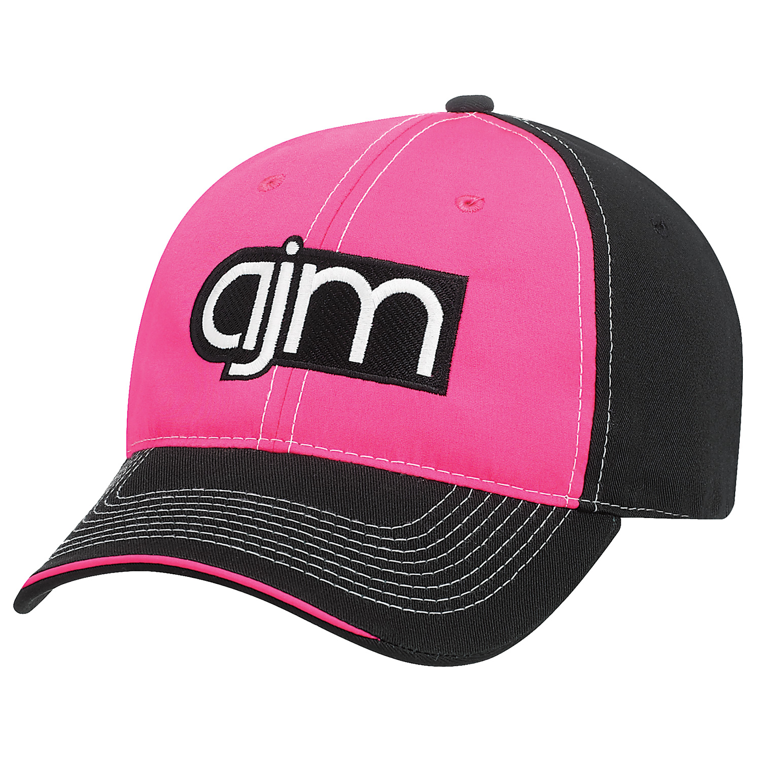 Deluxe Chino Twill / Polyester Neon 6 Panel Constructed Full-Fit Buckram backed front panels with Pro-Stitch Pre-curved peak with 8 rows of contrast stitching and piping (P47) Self cloth/elastic back strap with tuck-in end and velcro closure (S28) Deluxe Chino Twill / Polyester Neon 6 Panel Constructed Full Fit