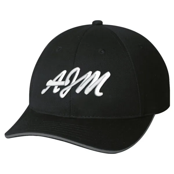 Deluxe Blended Chino Twill 6 Panel Constructed Contour (Reflective, Safety)