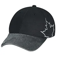 Weathered Polycotton / Heavyweight Brushed Cotton Drill 6 Panel Constructed Contour (Canada)