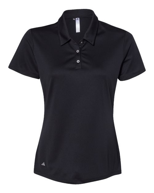 Women’s Performance Polo — Black (front) Women’s Performance Polo