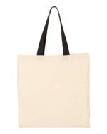 Economical Tote with Contrast-Color Handles
