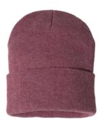 12" Solid Cuffed Beanie - Image 19