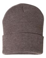 12" Solid Cuffed Beanie - Image 17