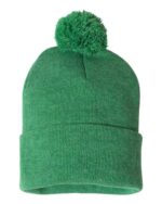 12" Pom-Pom Cuffed Beanie - Image 24