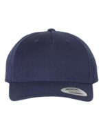 Premium Five-Panel Curved Bill Snapback Cap - Image 5