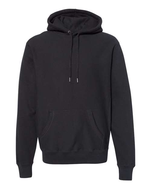 Unisex Legend Premium Heavyweight Cross-Grain Hooded Sweatshirt — Black (front) Unisex Legend Premium Heavyweight Cross-Grain Hooded Sweatshirt - Image 1