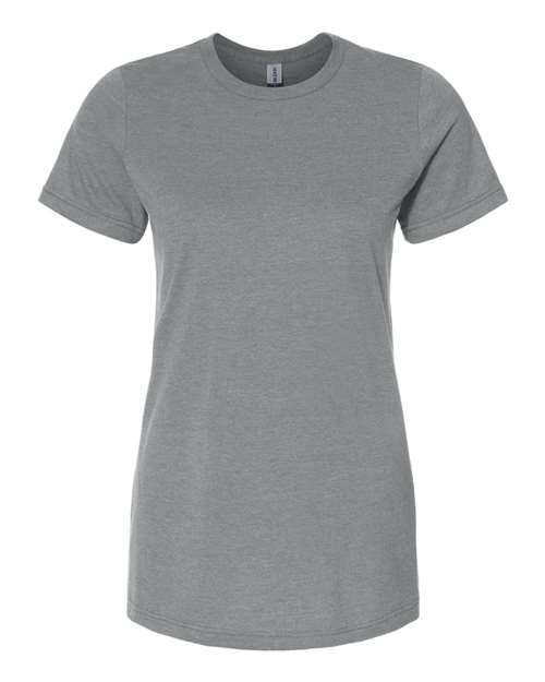 Women’s Softstyle® CVC T-Shirt — Gunmetal (front) Women’s Softstyle® CVC T Shirt