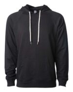 Unisex Icon Lightweight Loopback Terry Hooded Sweatshirt - Image 3