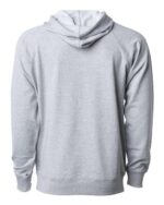 Unisex Icon Lightweight Loopback Terry Hooded Sweatshirt - Image 2