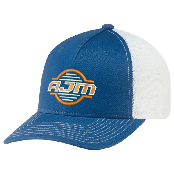 Deluxe Chino Twill / Polyester Mesh 5 Panel Constructed Pro Round Five (Mesh Back)