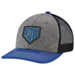 Cotton Drill / Polyester Heather / Polyester Mesh 6 Panel Constructed Pro Round (Mesh Back)