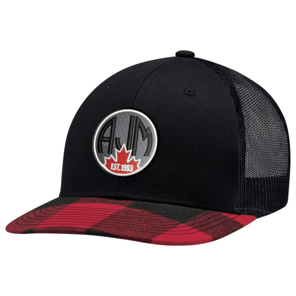 Polycotton / Polyester Mesh 6 Panel Constructed Pro Round (Lumberjack, Mesh Back)