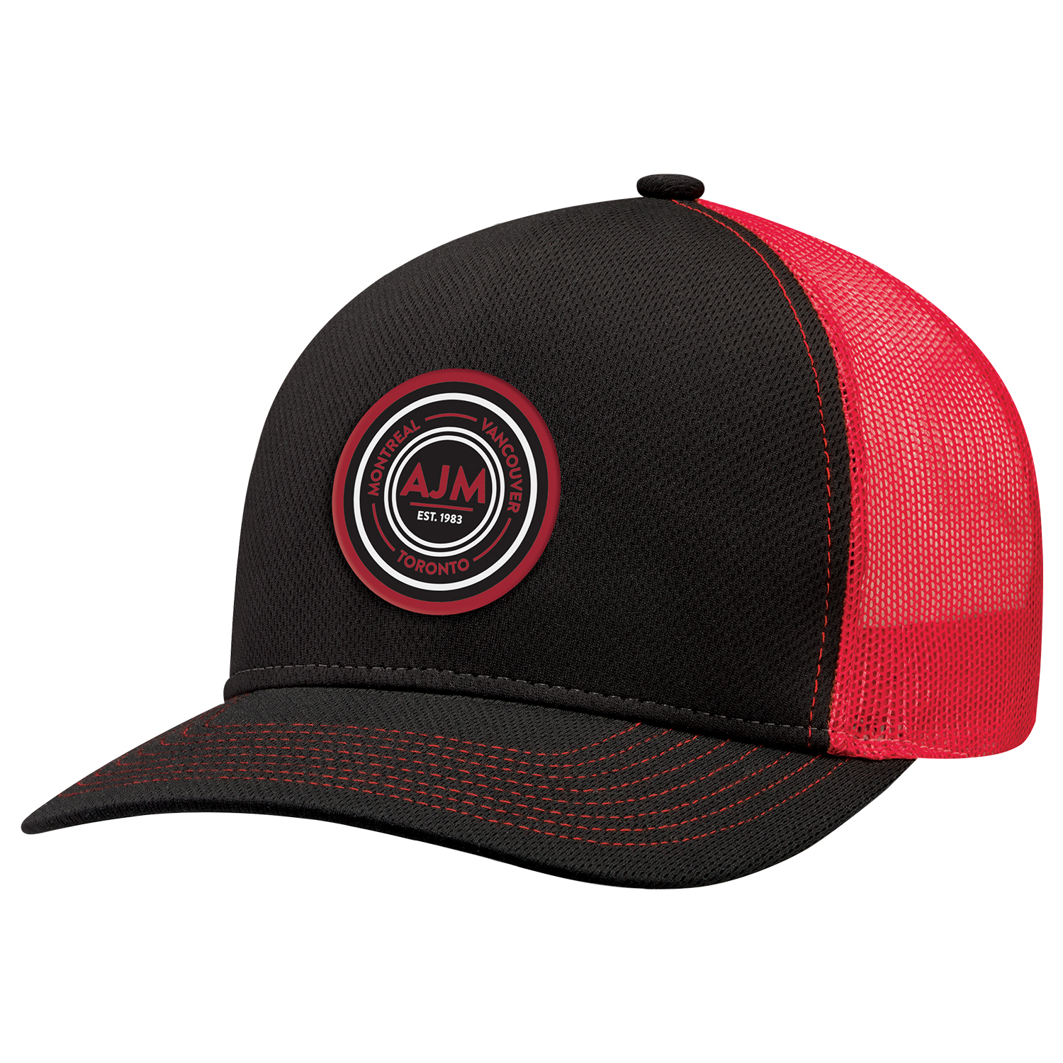Coolon Polyester / Polyester Mesh 5 Panel Constructed Solo Panel Pro-Round (Mesh Back) Deluxe buckram laminated Solo panel with Pro-Stitch Slightly-curved peak with 8 rows of stitching Plastic adjustable back strap (S1) Coolon Polyester / Polyester Mesh 5 Panel Constructed Solo Panel Pro Round (Mesh Back)