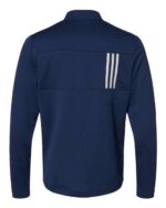 Men's 3-Stripes Double-Knit Quarter-Zip Pullover - Image 6
