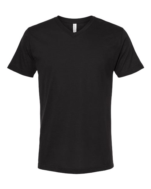 Deluxe Blend V-Neck T-Shirt — Black (front) Deluxe Blend V-Neck T-Shirt - Image 1