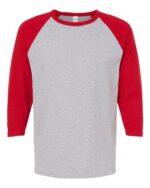 Raglan Three-Quarter Sleeve Baseball T-Shirt - Image 5