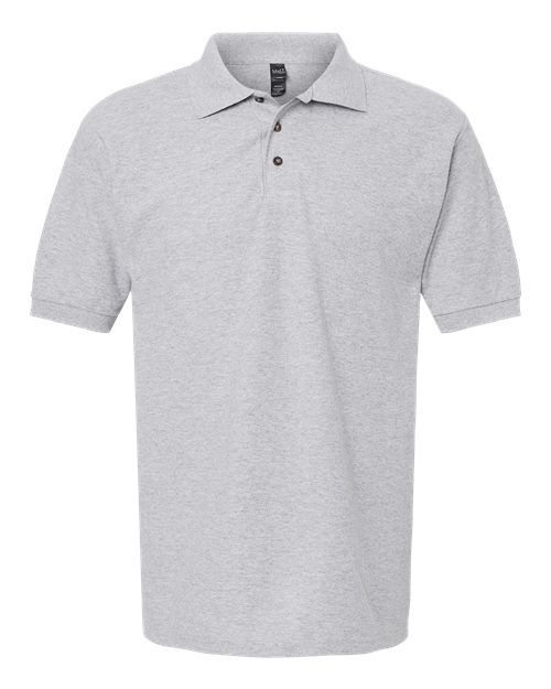 Ring-Spun Piqué Polo — Athletic Grey (front) Ring Spun Piqué Polo