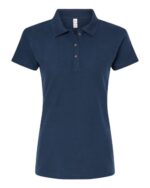 Women's Ringspun Pique Polo - Image 3