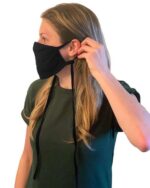 100% Cotton Antimicrobial Triple Layer Adjustable Mask - Image 2