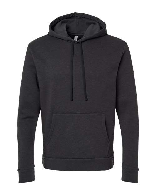 Unisex Malibu Hoodie Sweatshirt — Heather Black (front) Unisex Malibu Hoodie Sweatshirt