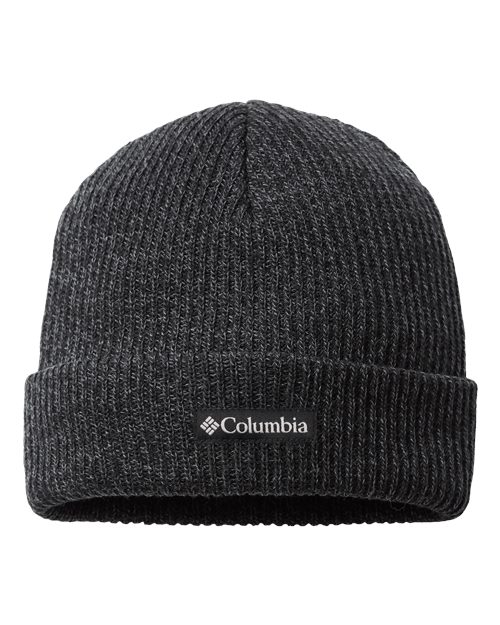 Whirlibird™ Cuffed Beanie — Black/ Graphite (front) Whirlibird™ Cuffed Beanie