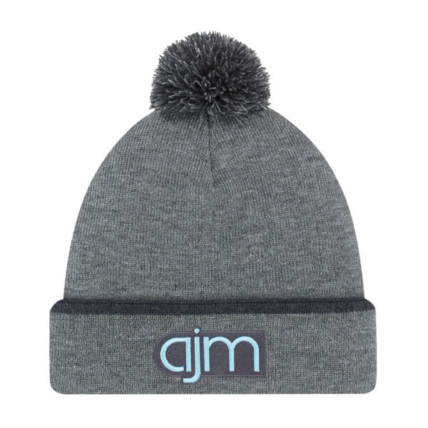 Acrylic Cuff Toque (Pom Pom 8cm)