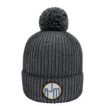 Acrylic Cuff Toque With Flat Seams (Pom Pom 8cm)