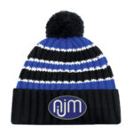 Acrylic Cuff Toque (Pom Pom 8cm)