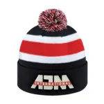 Acrylic Cuff Toque (Pom Pom 8cm, Junior)