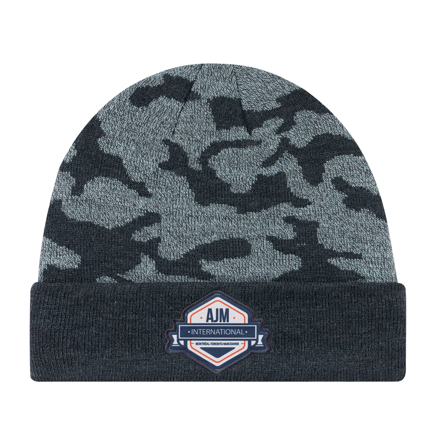 Acrylic Cuff Toque (Urban Camo) Jacquard knit Acrylic Cuff Toque (Urban Camo)