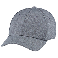 Polyester Heather & Spandex 6 Panel Constructed Contour (A Class)