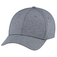 Polyester Heather & Spandex 6 Panel Constructed Contour (A Class, A Flex)