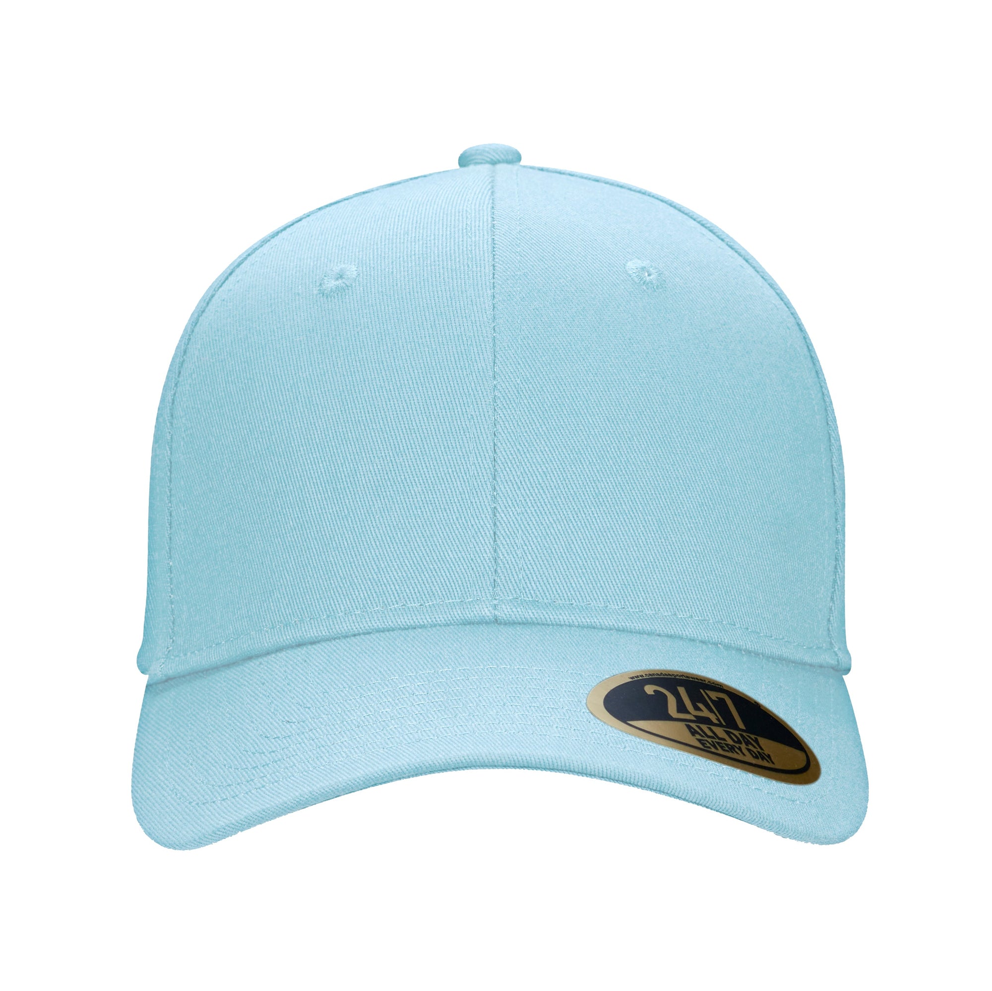 Youth Cotton Twill Cap — Light Blue Youth Cotton Twill Cap - Image 1