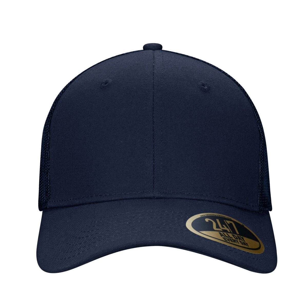 Cotton Twill Snap back Trucker Cap - Image 3