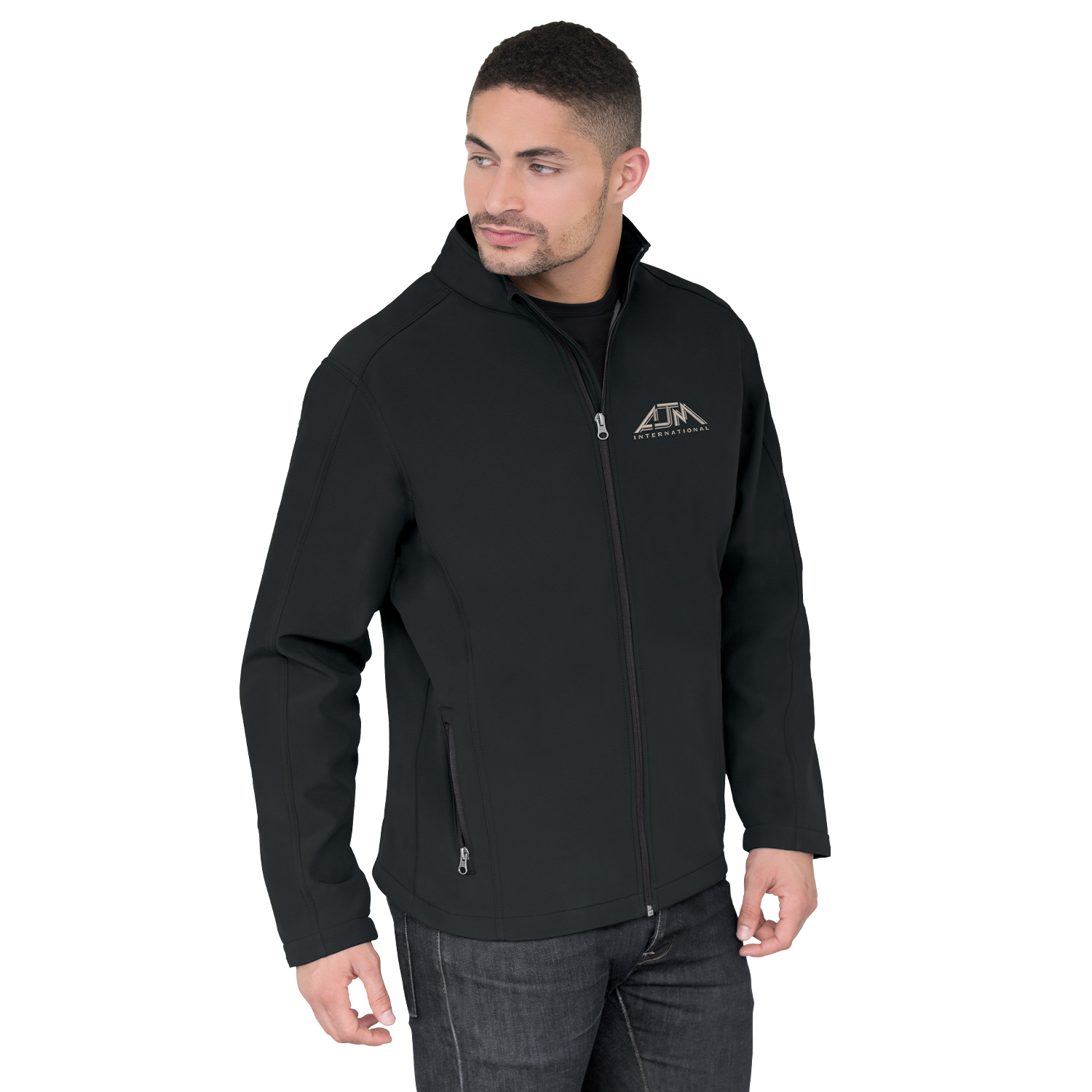 Men's Performance Everyday Softshell Jackets 100% Polyester, 3-Layer Bonded Softshell Stretchable :: Waterproof :: Wind Resistant Breathable :: Anti Pill Microfleece Full length front zipper Two zippered side pockets :: Two inside pockets Men’s Performance Everyday Softshell Jackets