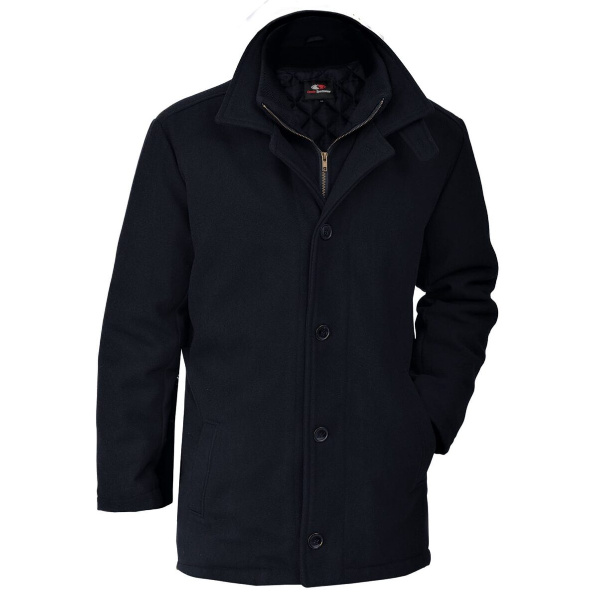 Men's Melton Insulated Peacoat - Image 2