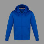 Adult Polyester Full-Zip Hooded Sweatshirt - Image 2