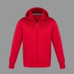 Adult Polyester Full-Zip Hooded Sweatshirt - Image 5