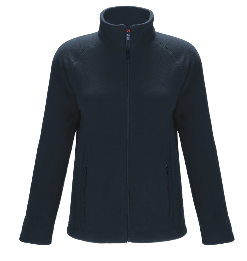 Ladies Full-Zip Microfleece Jacket — Black Ladies Full Zip Microfleece Jacket