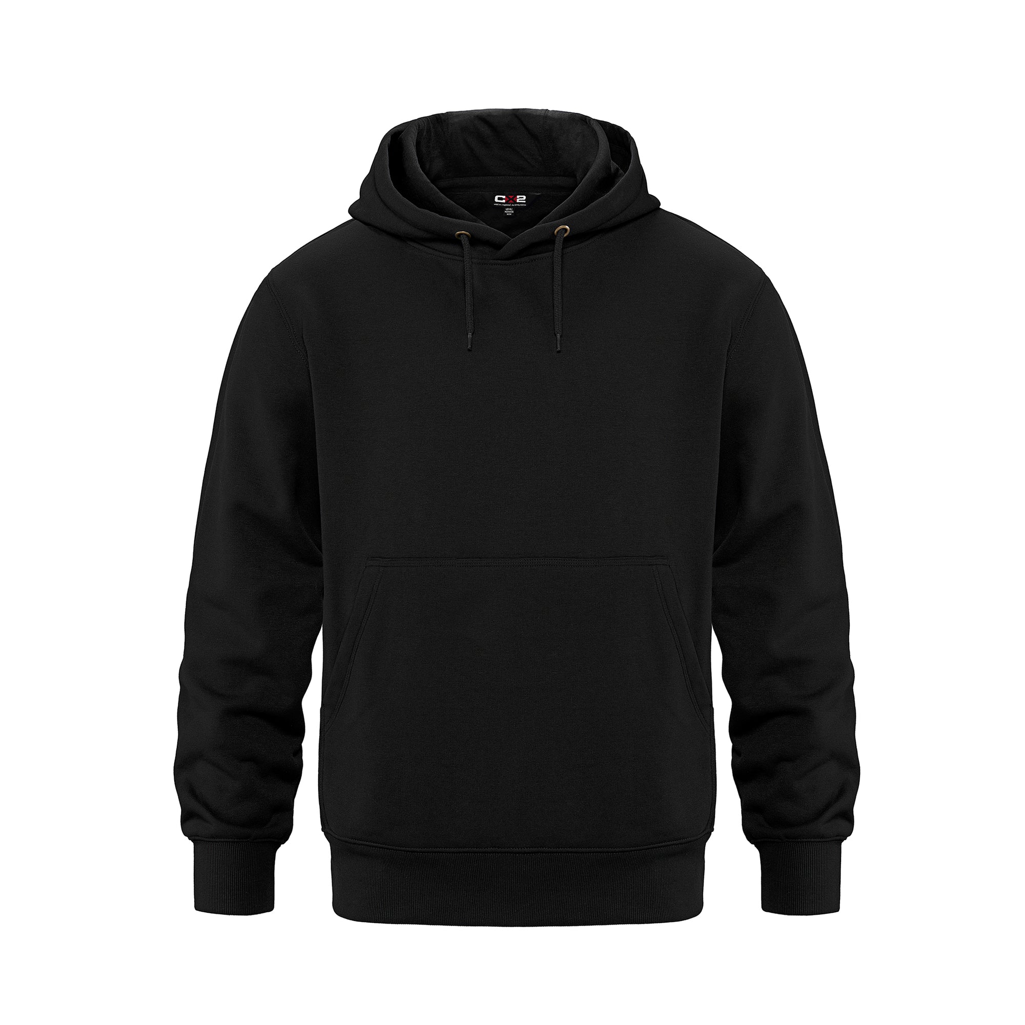 Adult 440 GSM Water Repellent Pullover Hooded Sweatshirt — Black Adult 440 GSM Water Repellent Pullover Hooded Sweatshirt