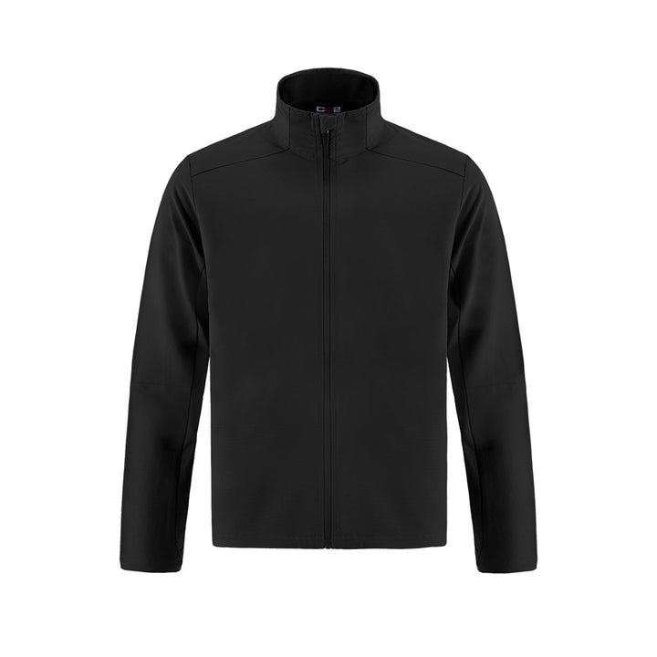 Youth Packable Athleisure Jacket — Black Youth Packable Athleisure Jacket