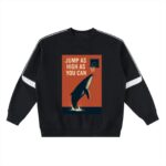 Oversized Crewneck Taped Sweatshirt - Image 4