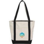 Recycled 12oz Zip Top Canvas Tote