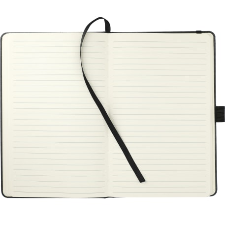 FSC® Mix 5.5" x 8.5" Recycled Leather Bound Journa