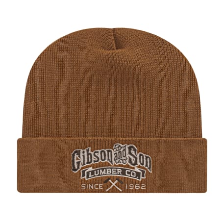 Cap America Knit Cap with Cuff