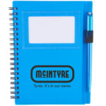 FSC® Mix 5.5" x 7" Star Spiral Notebook with Pen