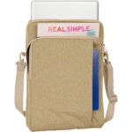 Vertical Recycled Messenger Bag