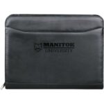 FSC® Mix Millennium Leather Zippered Padfolio