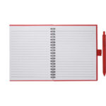 FSC® Recycled 5.5” x 7” Spiral Notebook w/ RPET Pe
