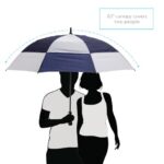 totes® 60" UV Protection Auto Open Golf Umbrella